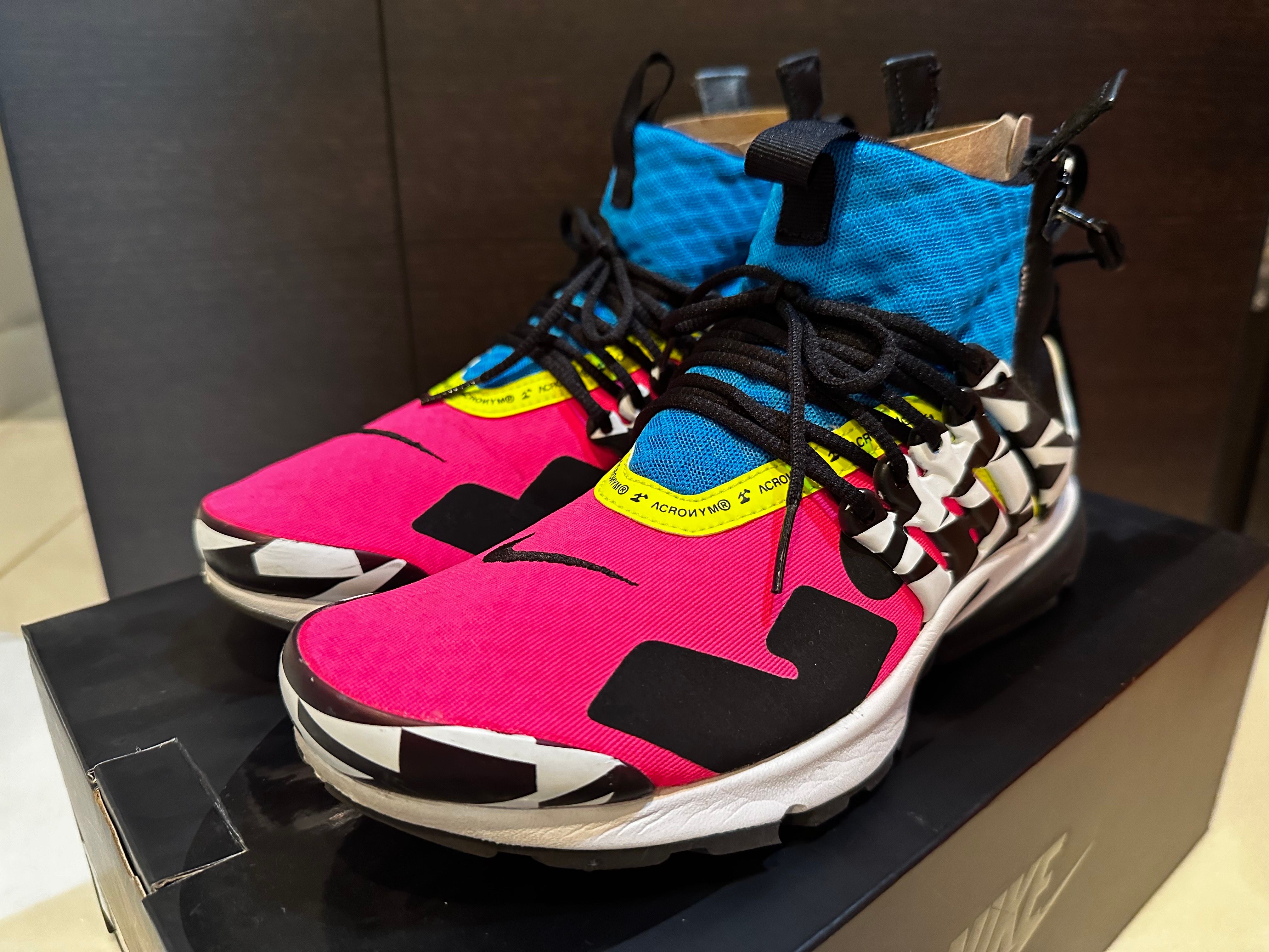 ACRONYM × Nike Air Presto Mid "Hyper Pink"