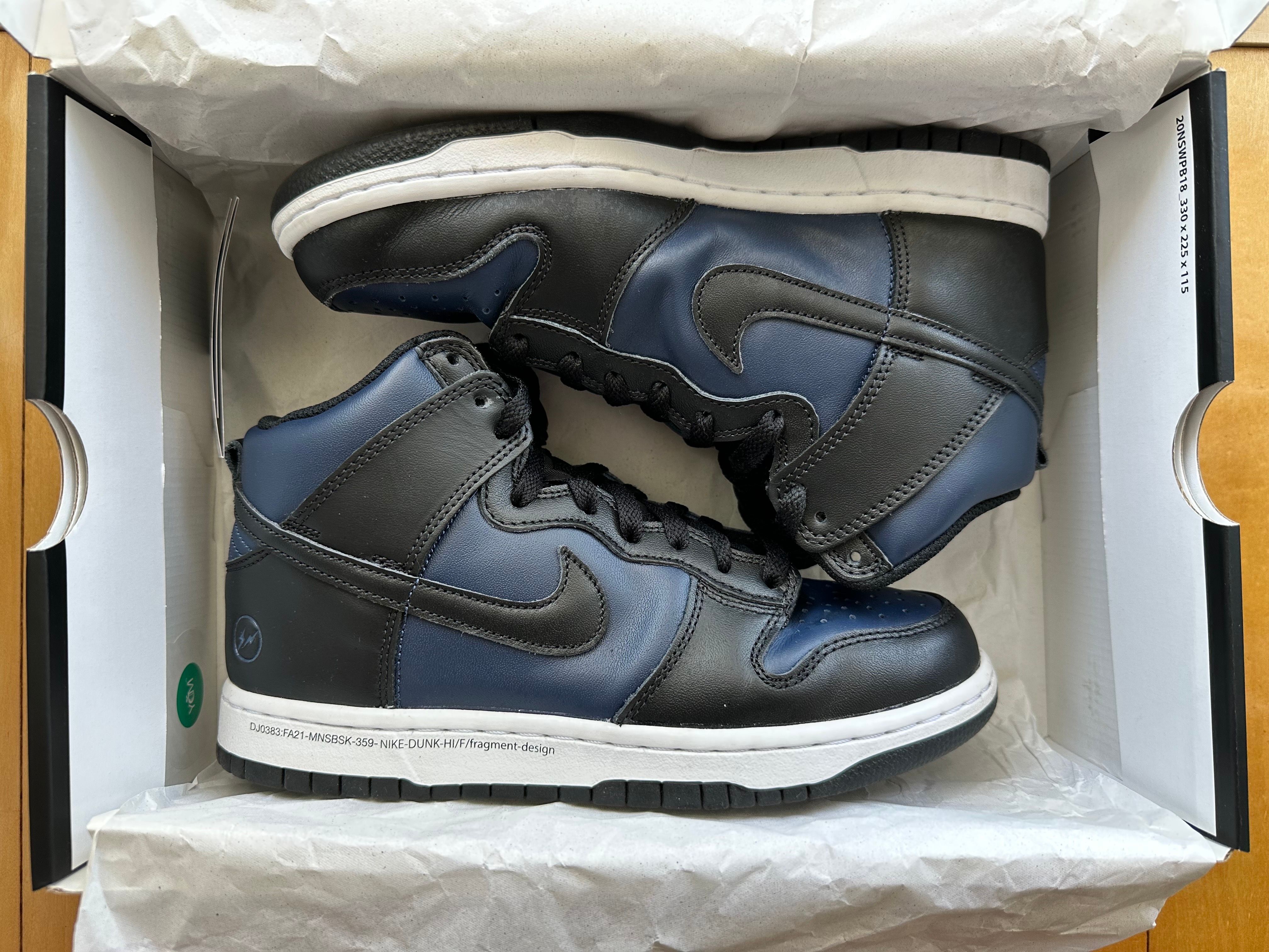 Fragment × Nike Dunk High "Tokyo"