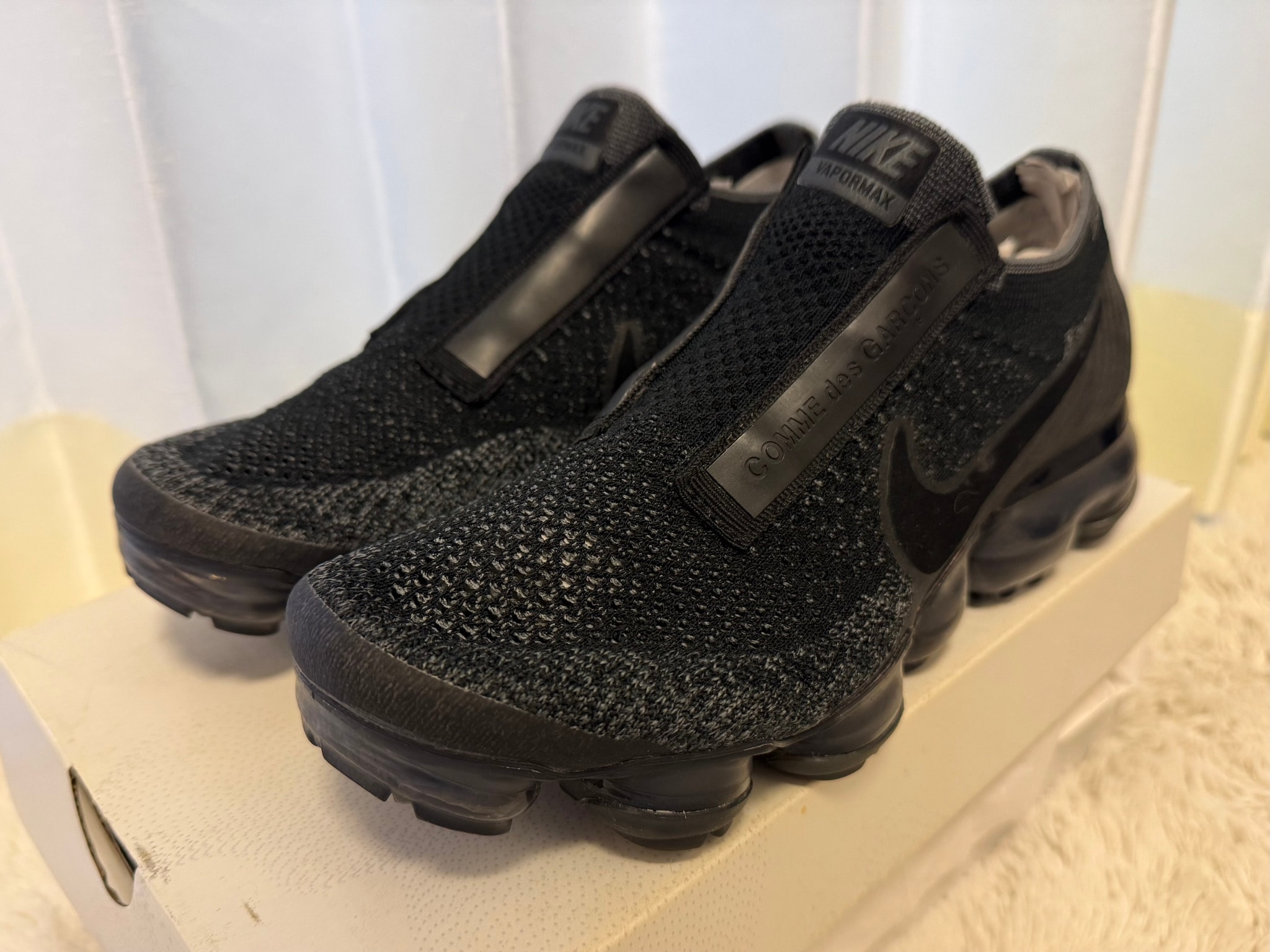 COMME des GARCONS × Nike Women's Air Vapormax "Black"