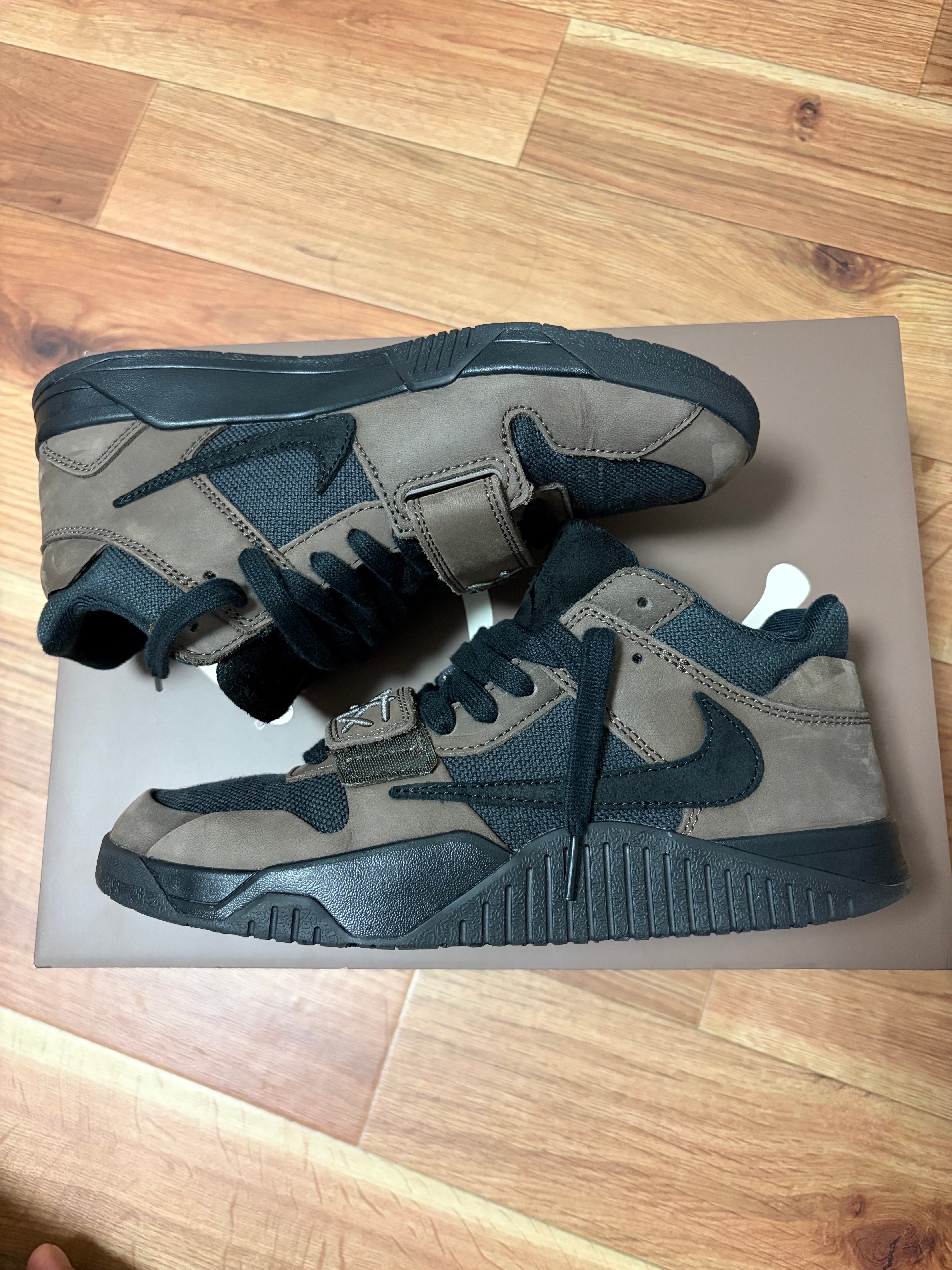 Travis Scott × Nike Jordan Jumpman Jack TR CJ1 T-Rexx "Black and Dark Mocha"