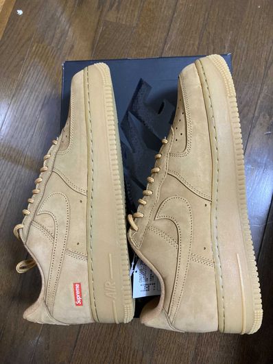Supreme × Nike Air Force 1 Low "Flax/Wheat"