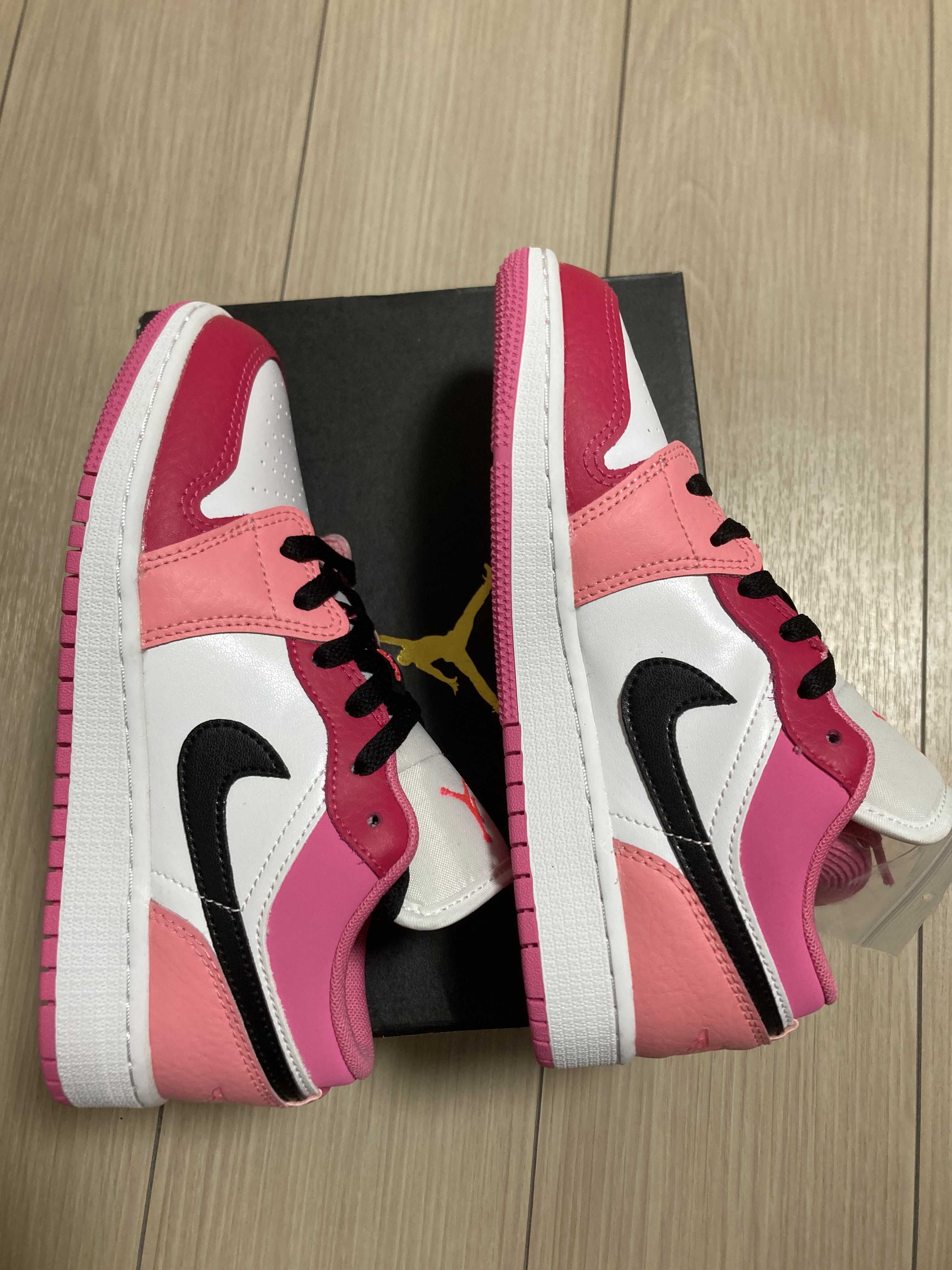 Nike GS Air Jordan 1 Low "White/Pinksicle Rush"