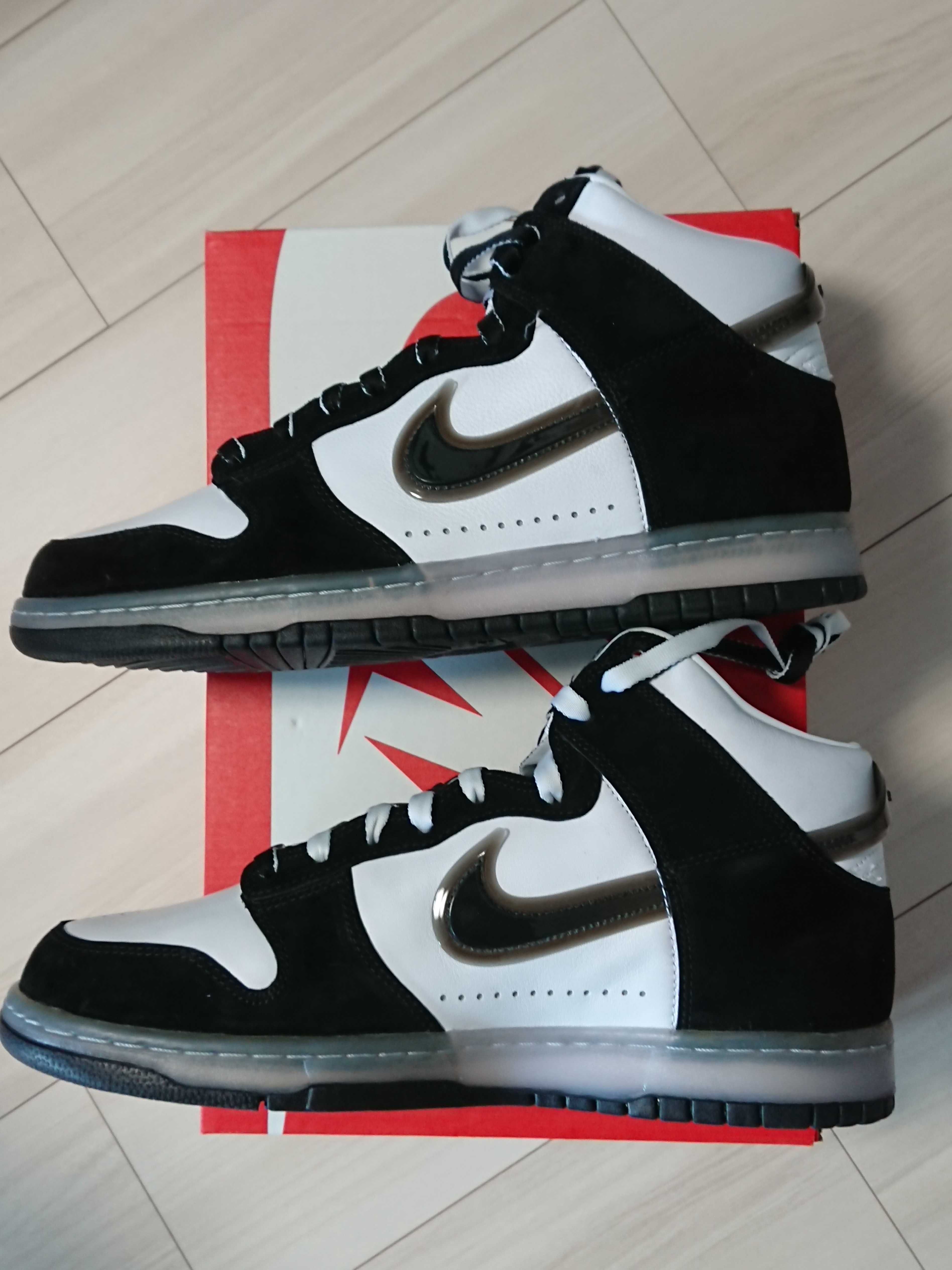 SLAM JAM x NIKE DUNK HIGH "WHITE/CLEAR BLACK"