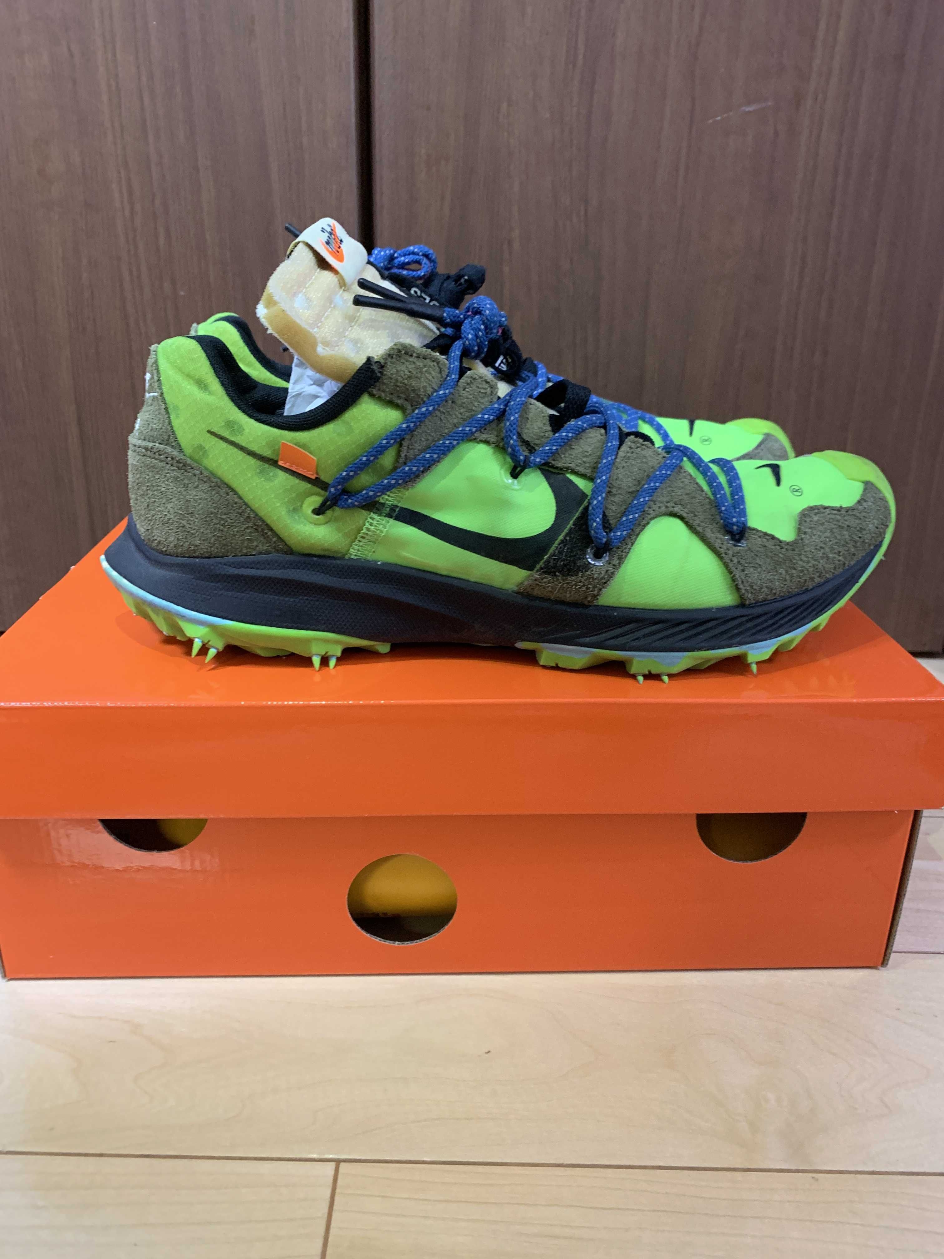 Off-White × Nike Women's Air Zoom Terra Kiger 5 "Green"