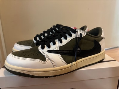 Travis Scott × Nike Air Jordan 1 Low OG SP "Reverse Olive"