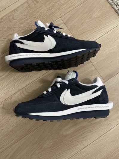 Fragment × sacai × Nike LD Waffle "Blackended Blue"