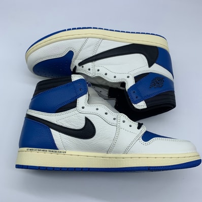 Travis Scott × fragment design × Nike Air Jordan 1 Retro High OG SP "Military Blue"