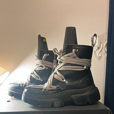 Rick Owens × Dr.Martens 1460 DMXL Mega Lace Boot "Black"