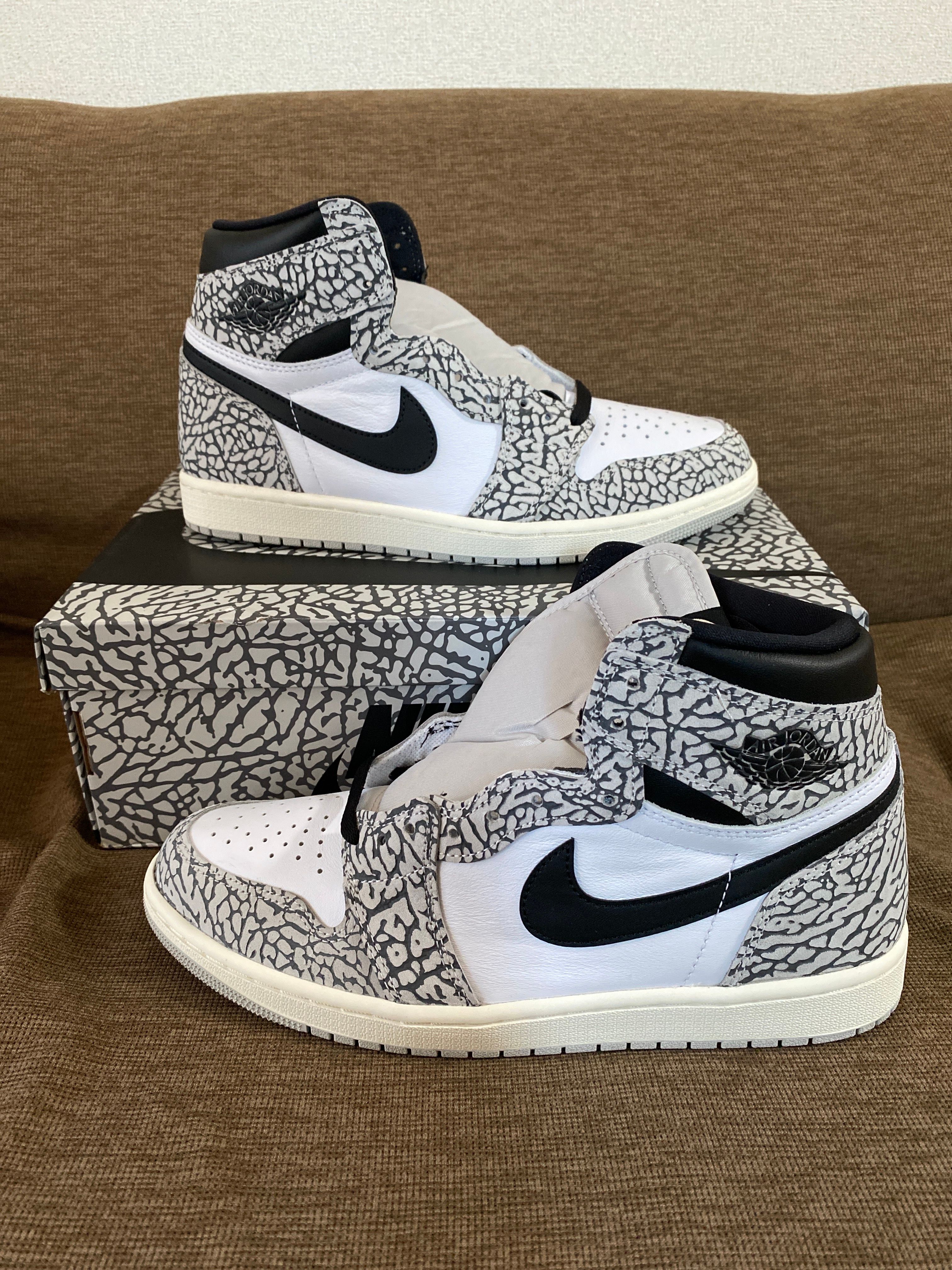 Nike Air Jordan 1 High OG "White Cement/Safari"