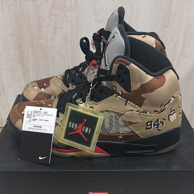 Supreme × Nike Air Jordan 5 Retro "Desert Camo"