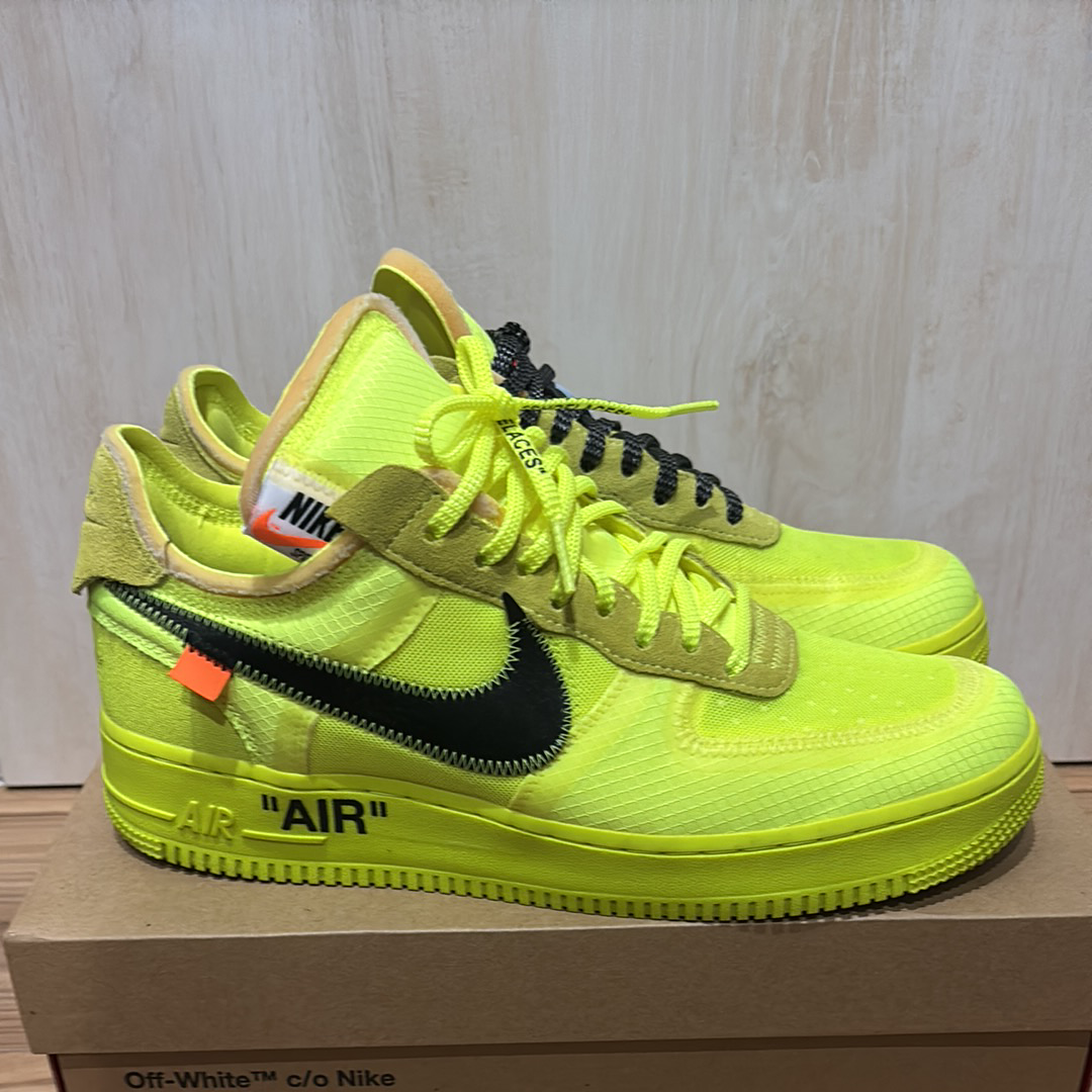 Off-White × Nike Air Force 1 Low "Volt"