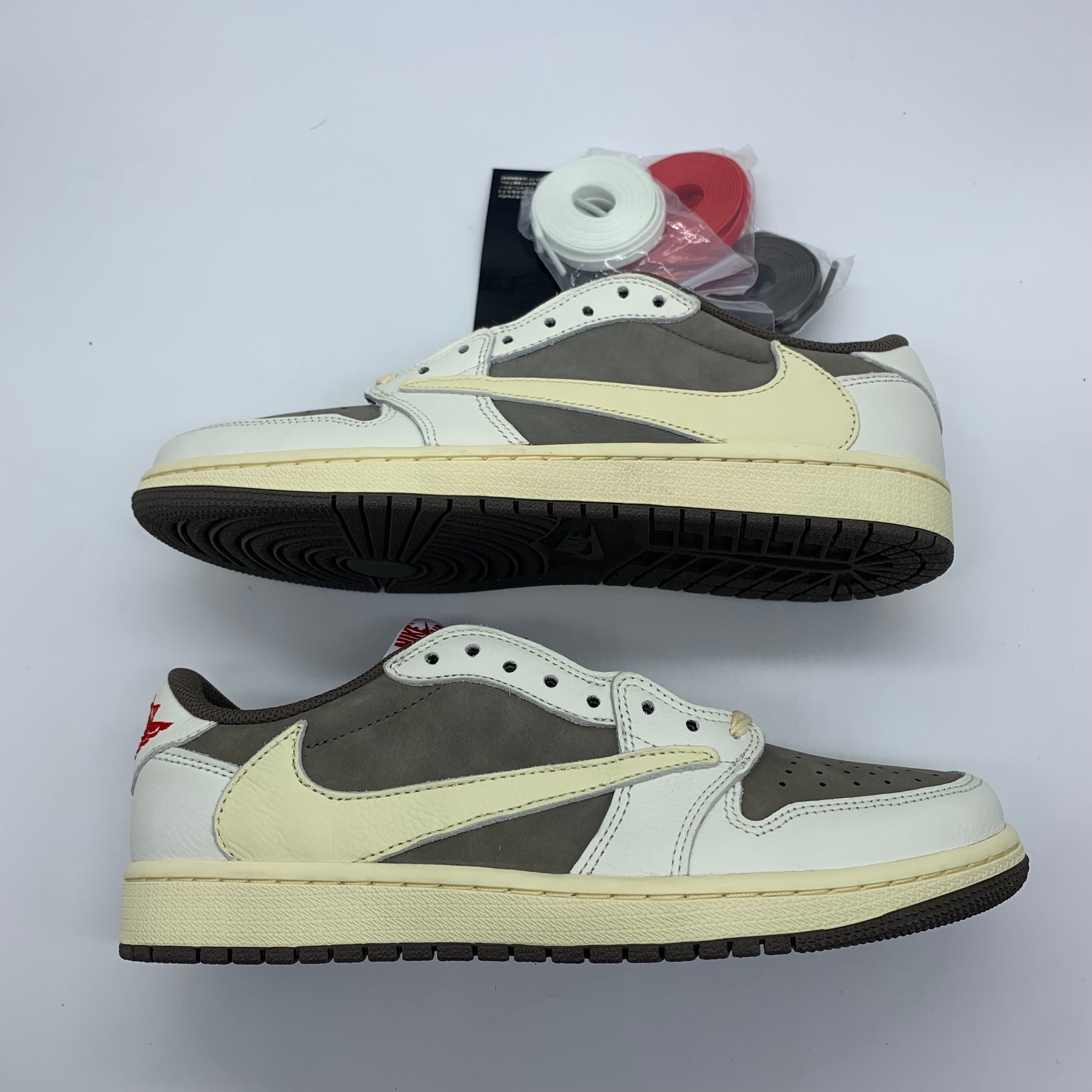 Travis Scott × Nike Air Jordan 1 Low OG SP "Reverse Mocha/Sail and Ridgerock"