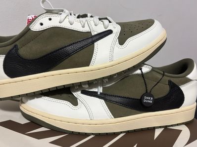 Travis Scott × Nike Air Jordan 1 Low OG SP "Reverse Olive"