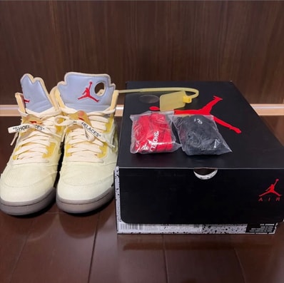 Off-White × Nike Air Jordan 5 "Sail"