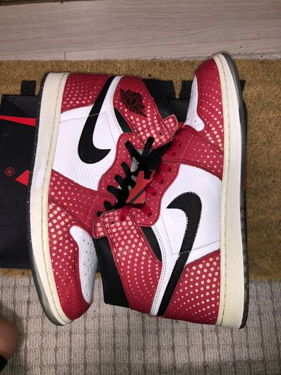 Spiderman × Nike Air Jordan 1 Origin Story "Gym Red/White/Photo Blue/Black"