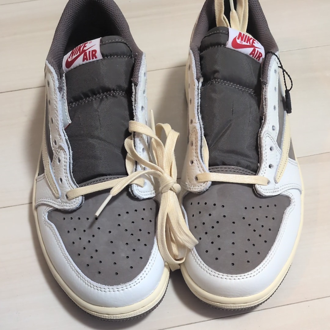 Travis Scott × Nike Air Jordan 1 Low OG SP "Reverse Mocha/Sail and Ridgerock"