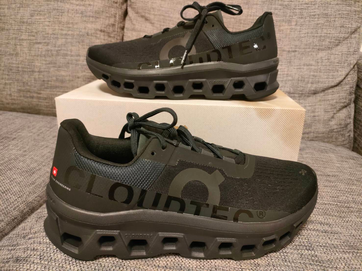 On Cloudmonster "All Black"