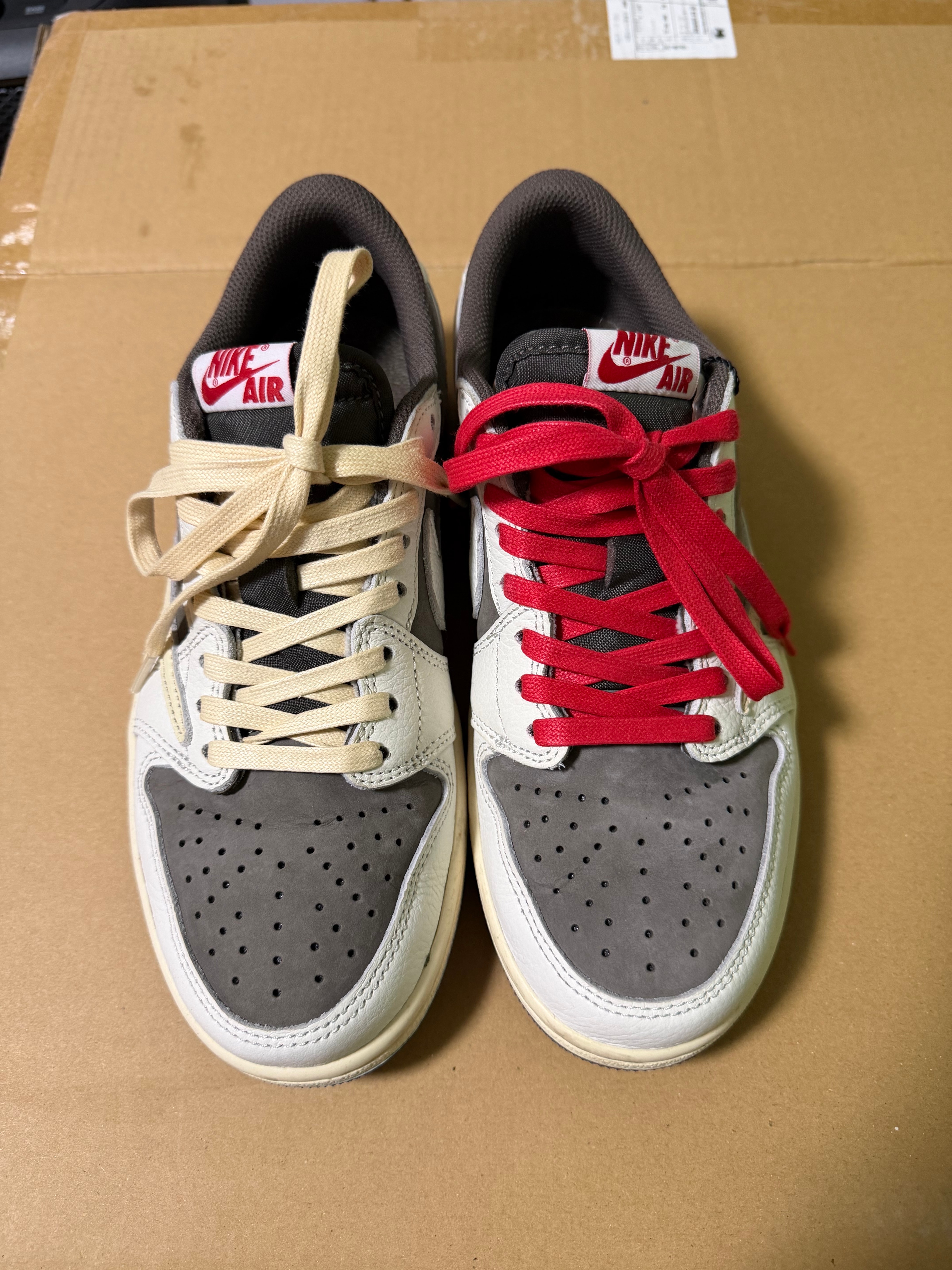 Travis Scott × Nike Air Jordan 1 Low OG SP "Reverse Mocha/Sail and Ridgerock"