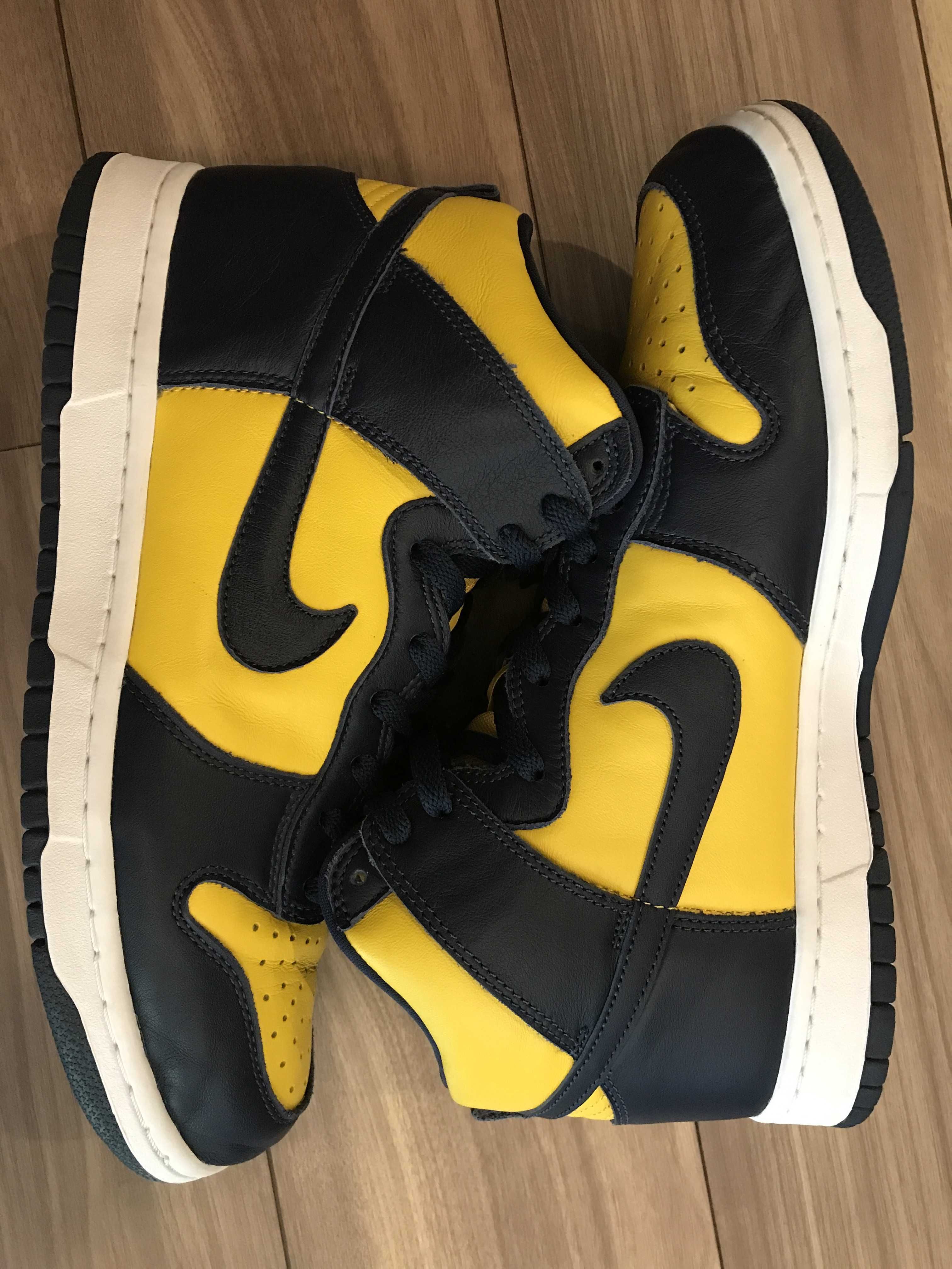 デッドストック商品　ナイキ　ダンクハイ　一番人気ミシガンカラー NIKE DUNK Present, past and future -2- | atmos media