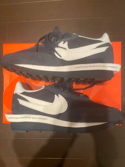 Fragment × sacai × Nike LD Waffle "Blackended Blue"