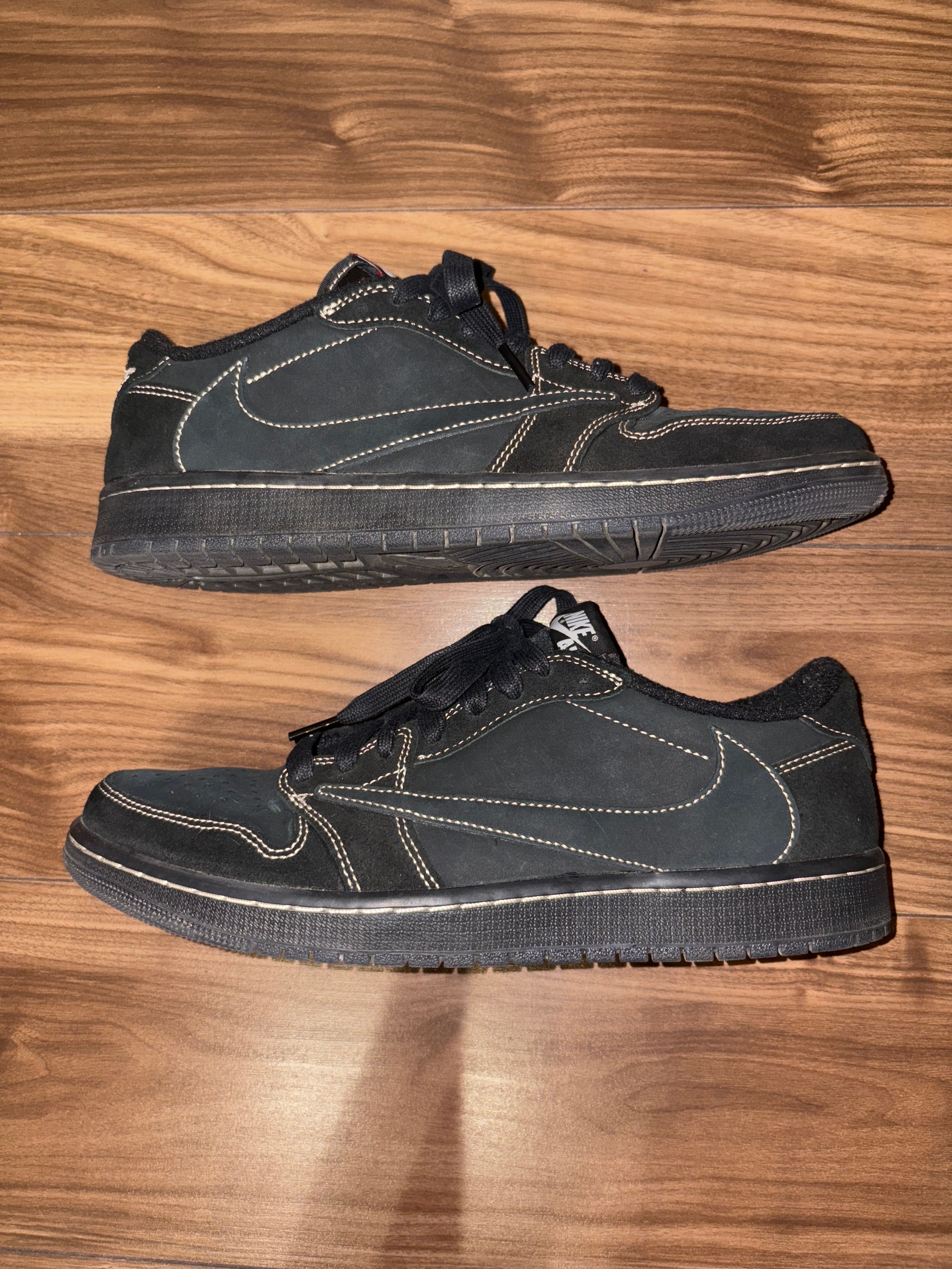 Travis Scott × Nike Air Jordan 1 Low OG SP "Black Phantom"