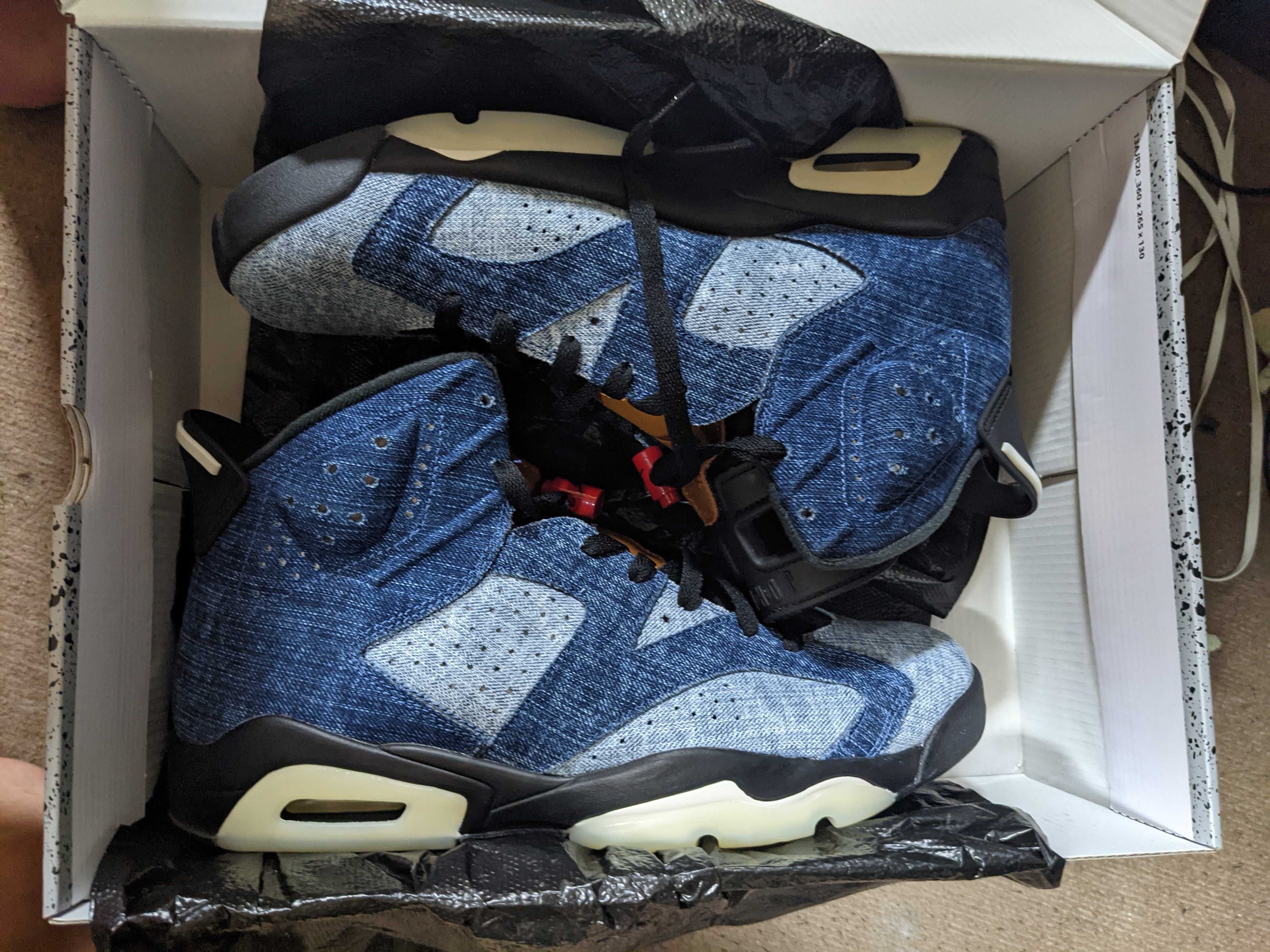 NIKE AIR JORDAN 6 "WASHED DENIM"