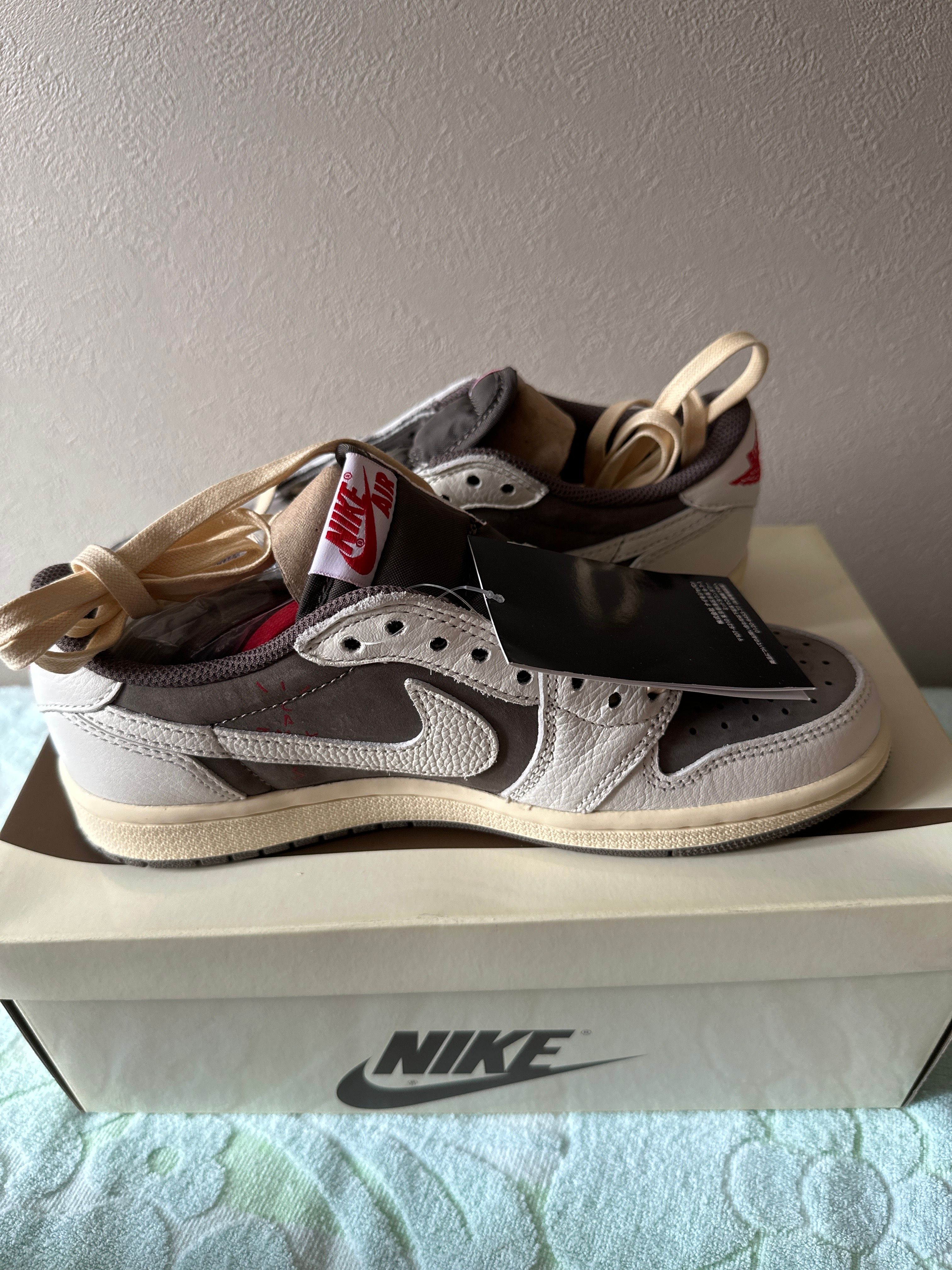 Travis Scott × Nike Air Jordan 1 Low OG SP "Reverse Mocha/Sail and Ridgerock"