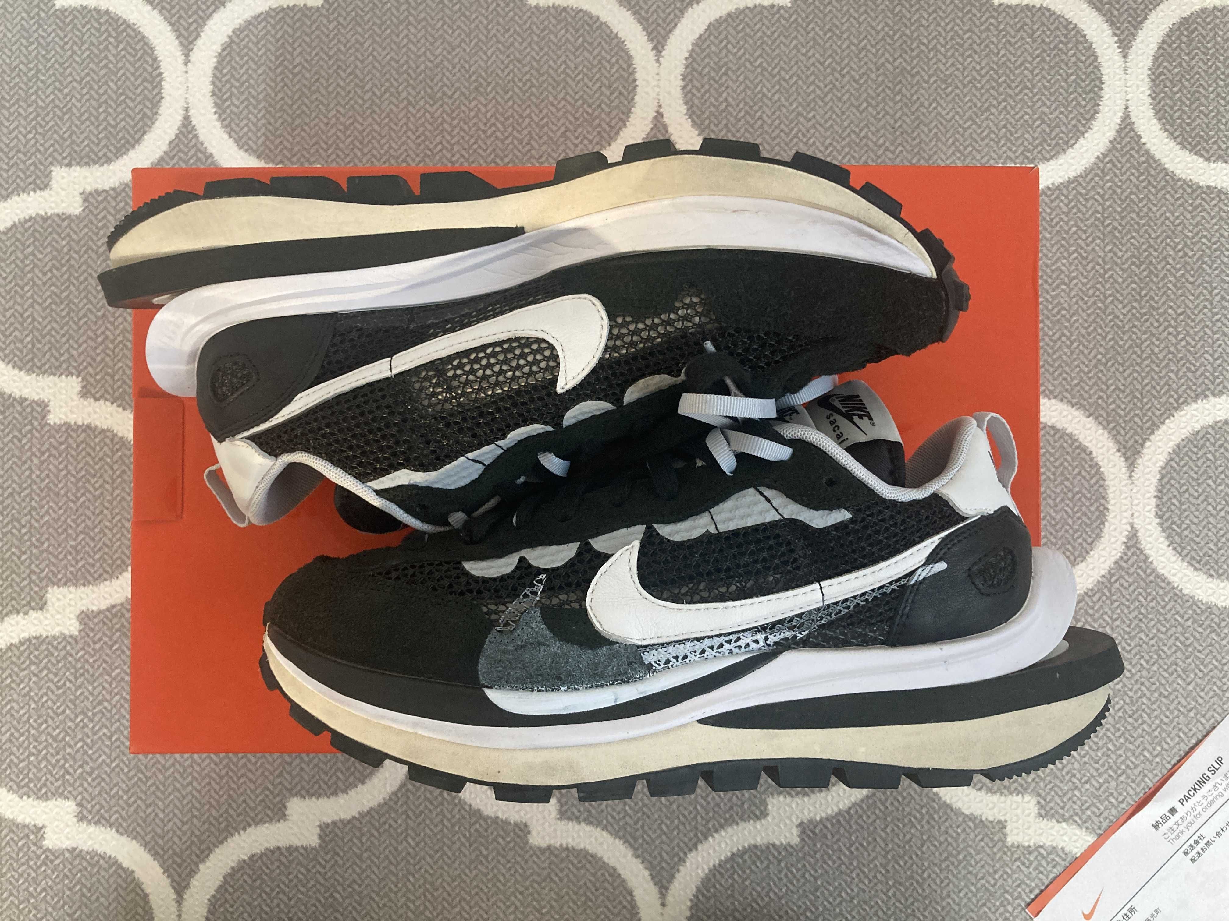 sacai × Nike Vapor Waffle "Black and White"