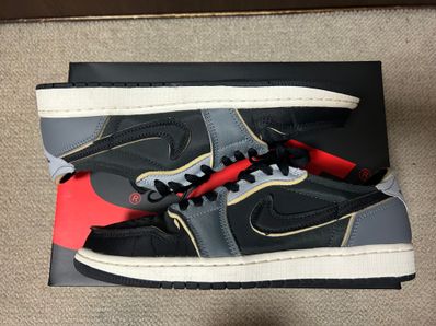 Nike Air Jordan 1 Low OG EX "Black and Smoke Grey"