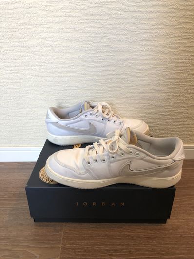 UNION × Nike Air Jordan 1 Low KO "White Canvas"