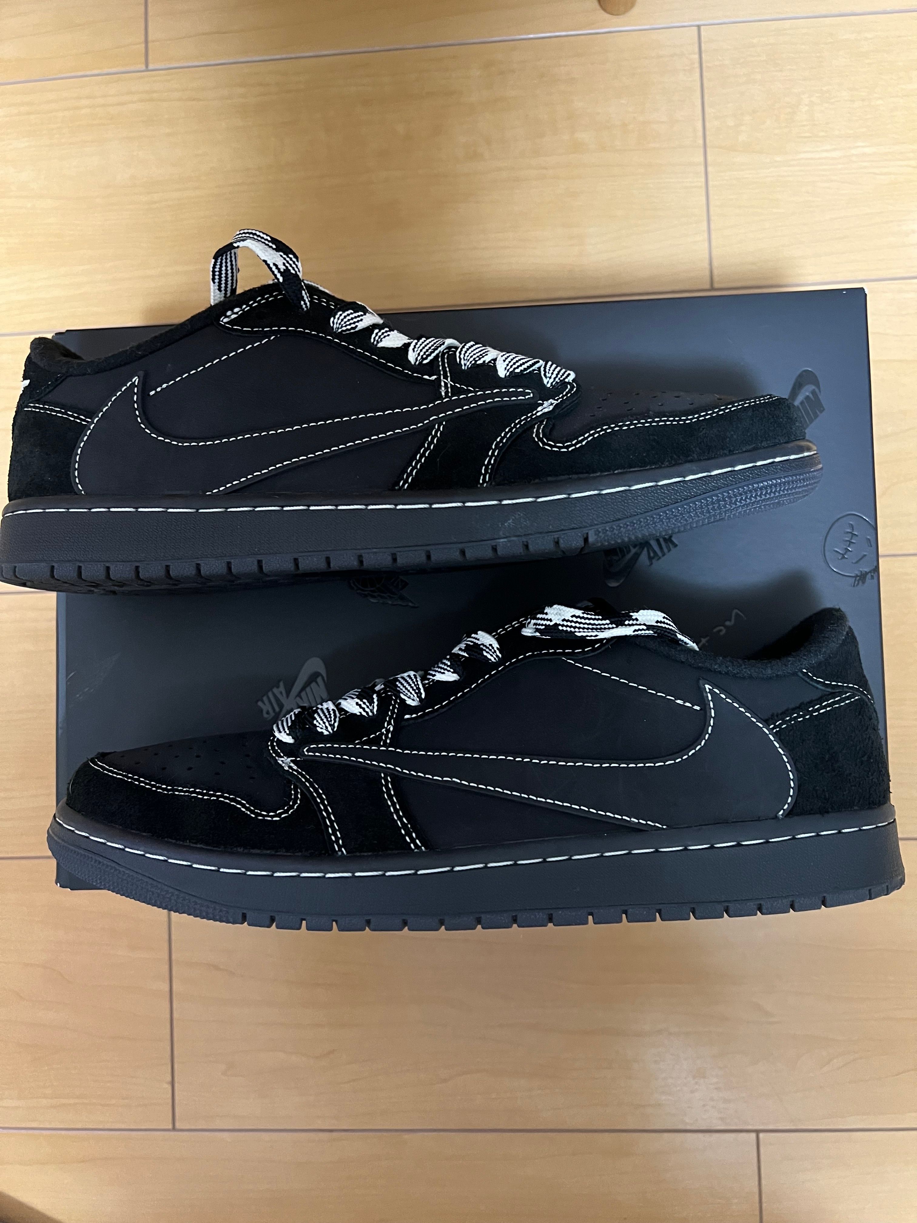 Travis Scott × Nike Air Jordan 1 Low OG SP "Black Phantom"