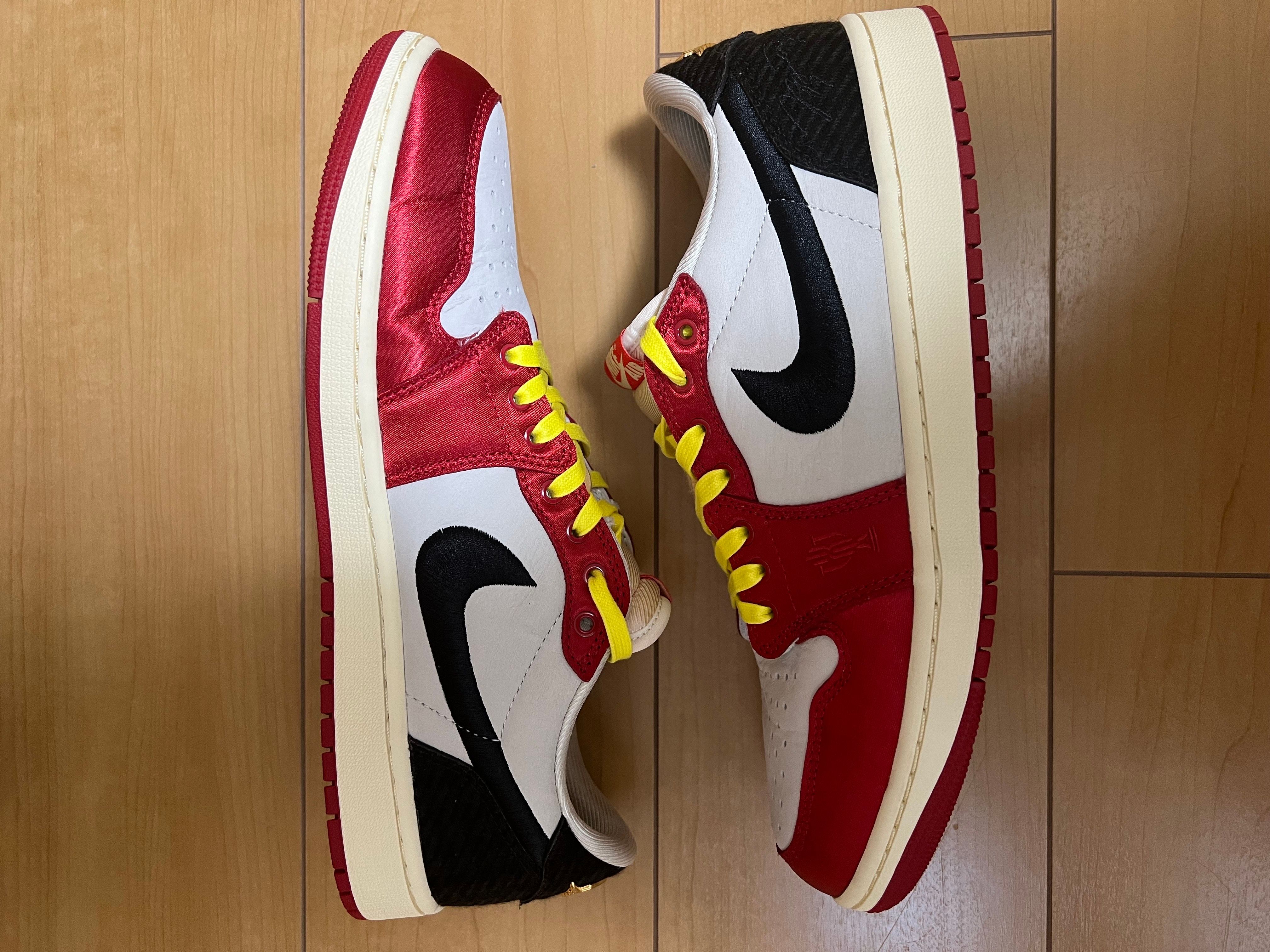 Trophy Room × Nike Air Jordan 1 Low OG "Sail and Varsity Red"