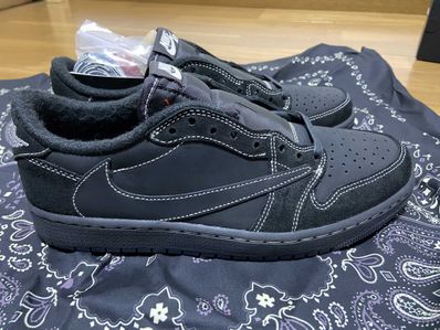 Travis Scott × Nike Air Jordan 1 Low OG SP "Black Phantom"