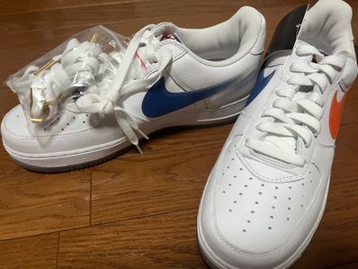 KITH × Nike Air Force 1 Low "White/Rush Blue/White/Brilliant Orange"