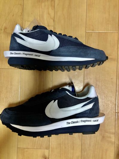 Fragment × sacai × Nike LD Waffle "Blackended Blue"