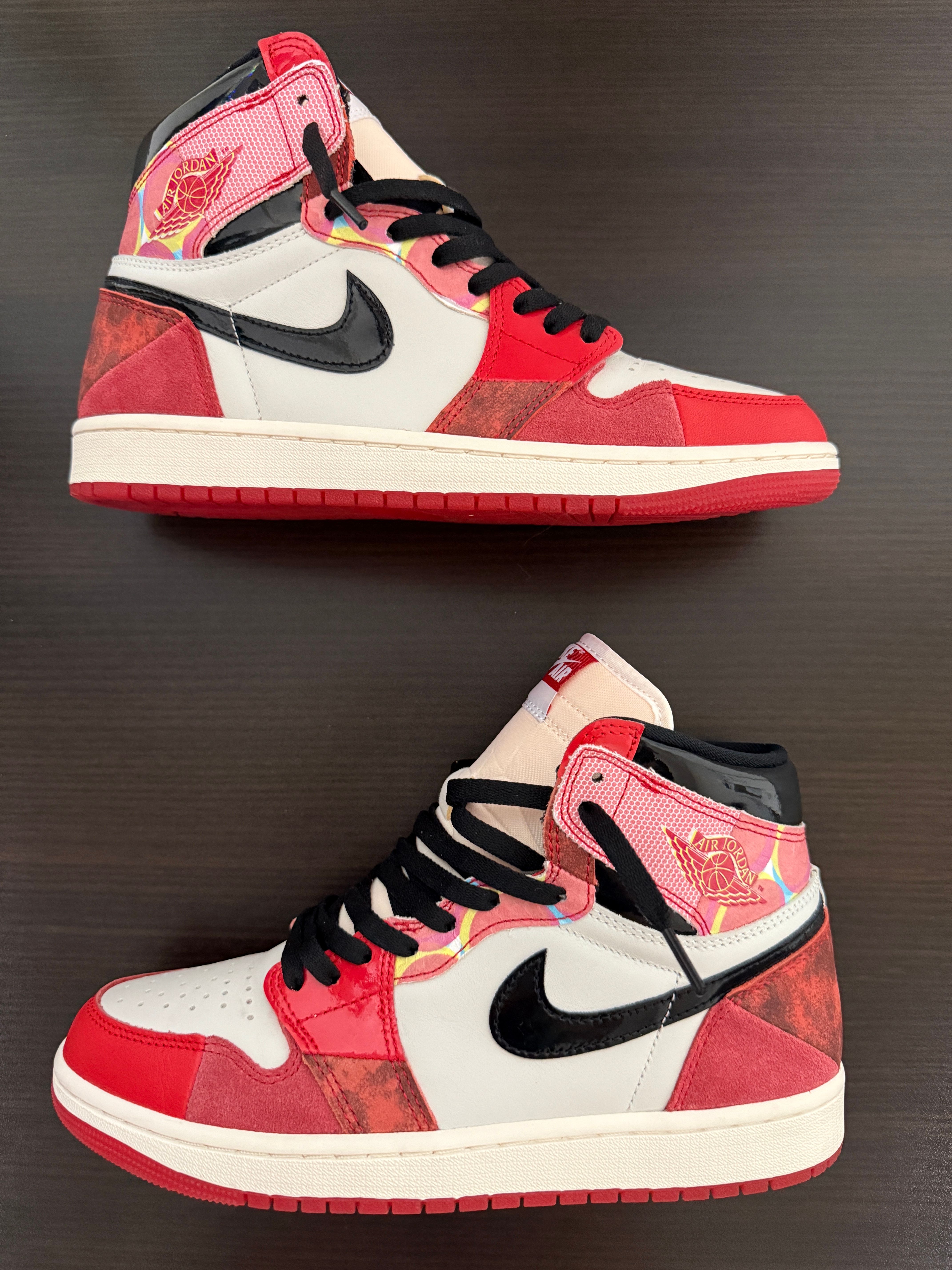 Spider-Man × Nike Air Jordan 1 Retro High OG SP "Spider-Man: Across the Spider-Verse/University Red"