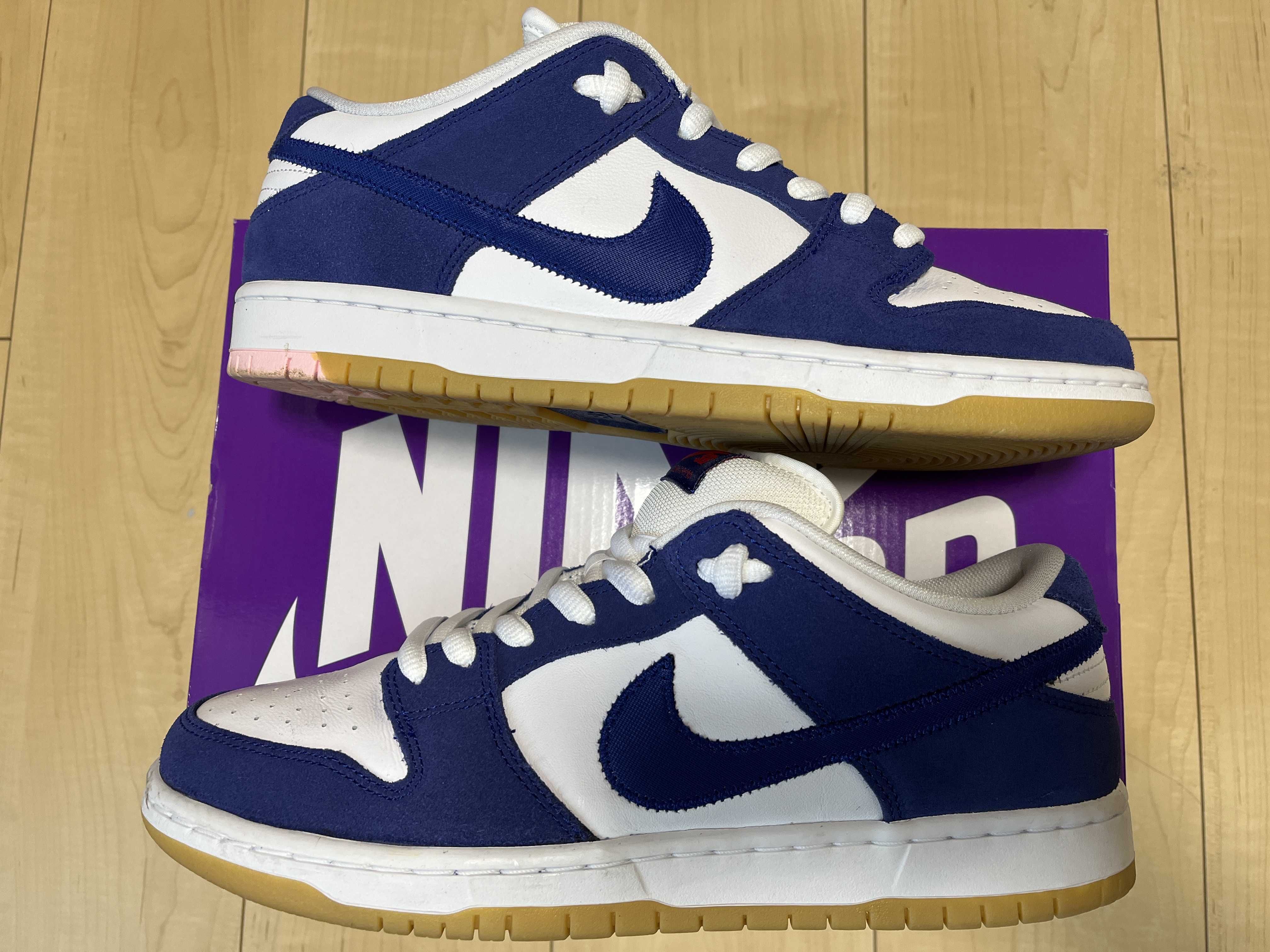 Nike SB Dunk Low "Los Angeles Dodgers/Deep Royal Blue"