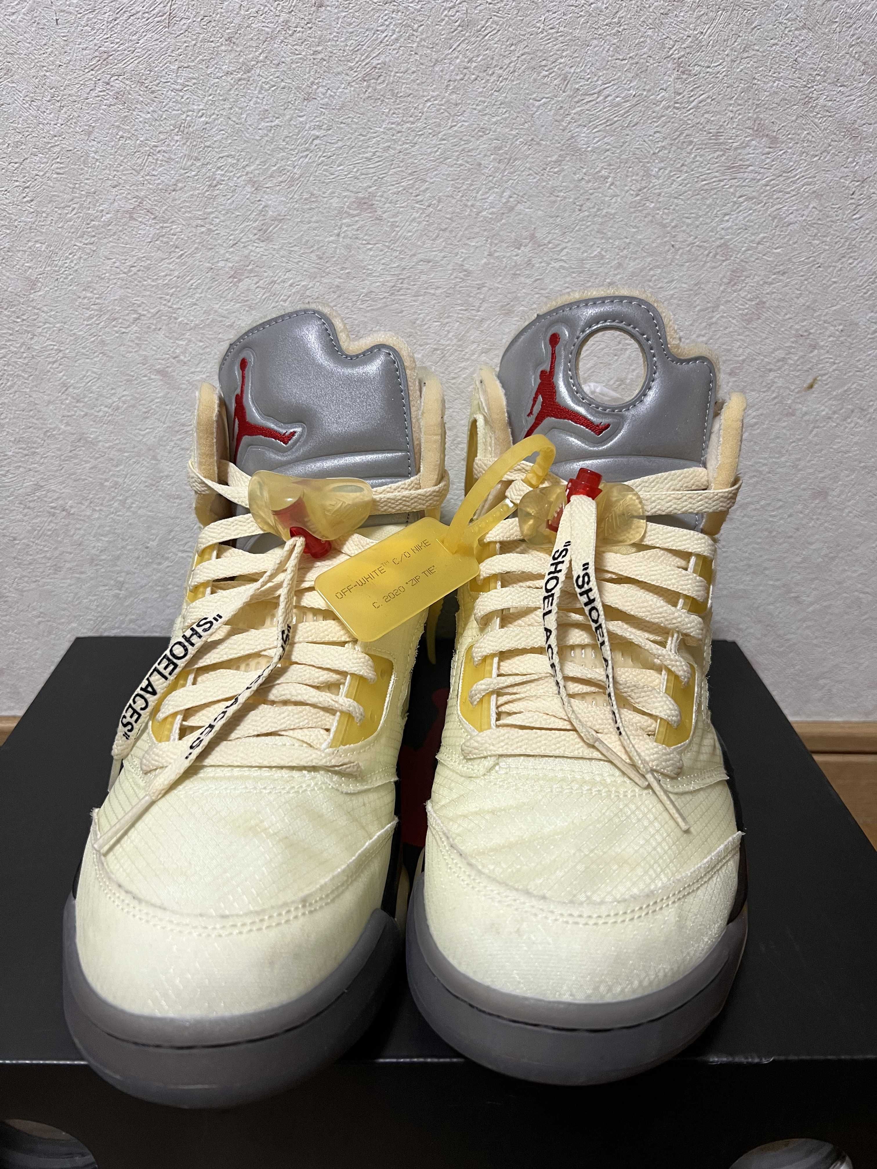 Off-White × Nike Air Jordan 5 "Sail"
