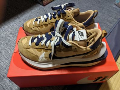 Sacai × Nike Vapor Waffle "Sesame And Blue Void"