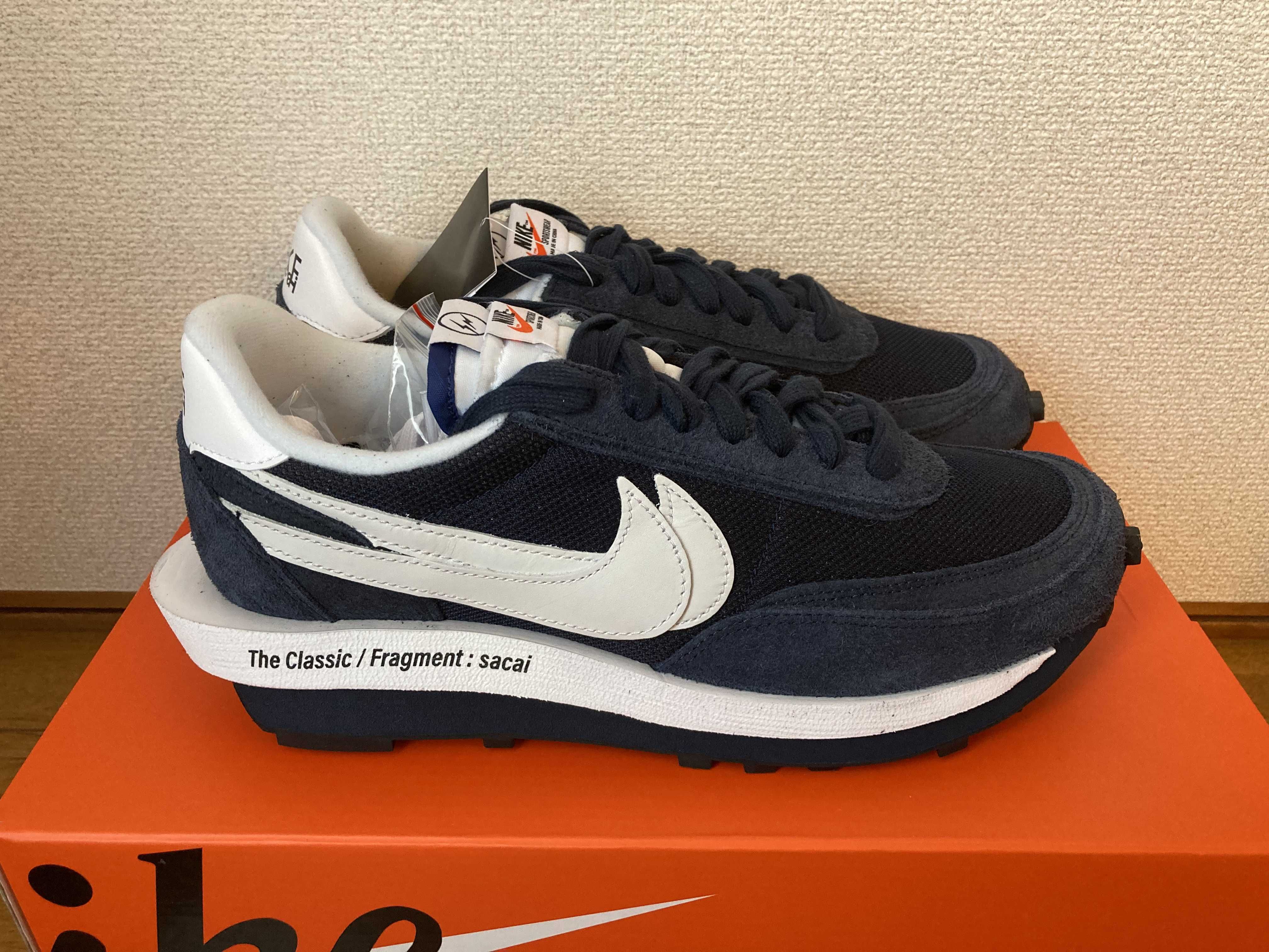 Fragment × sacai × Nike LD Waffle "Blackended Blue"