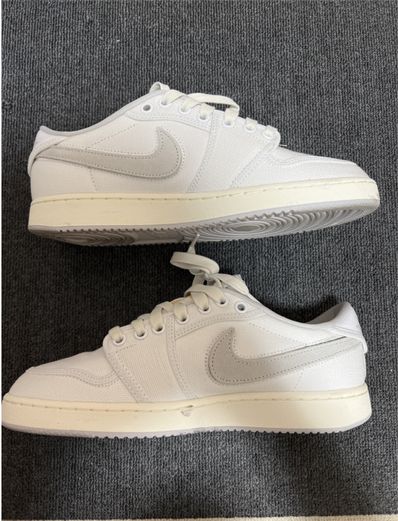 UNION × Nike Air Jordan 1 Low KO "White Canvas"