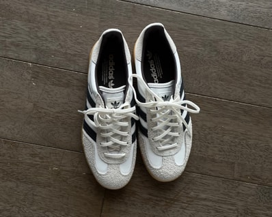 Hikari Shibata × adidas Gazelle Indoor "Core White/Night Grey/Cream White"