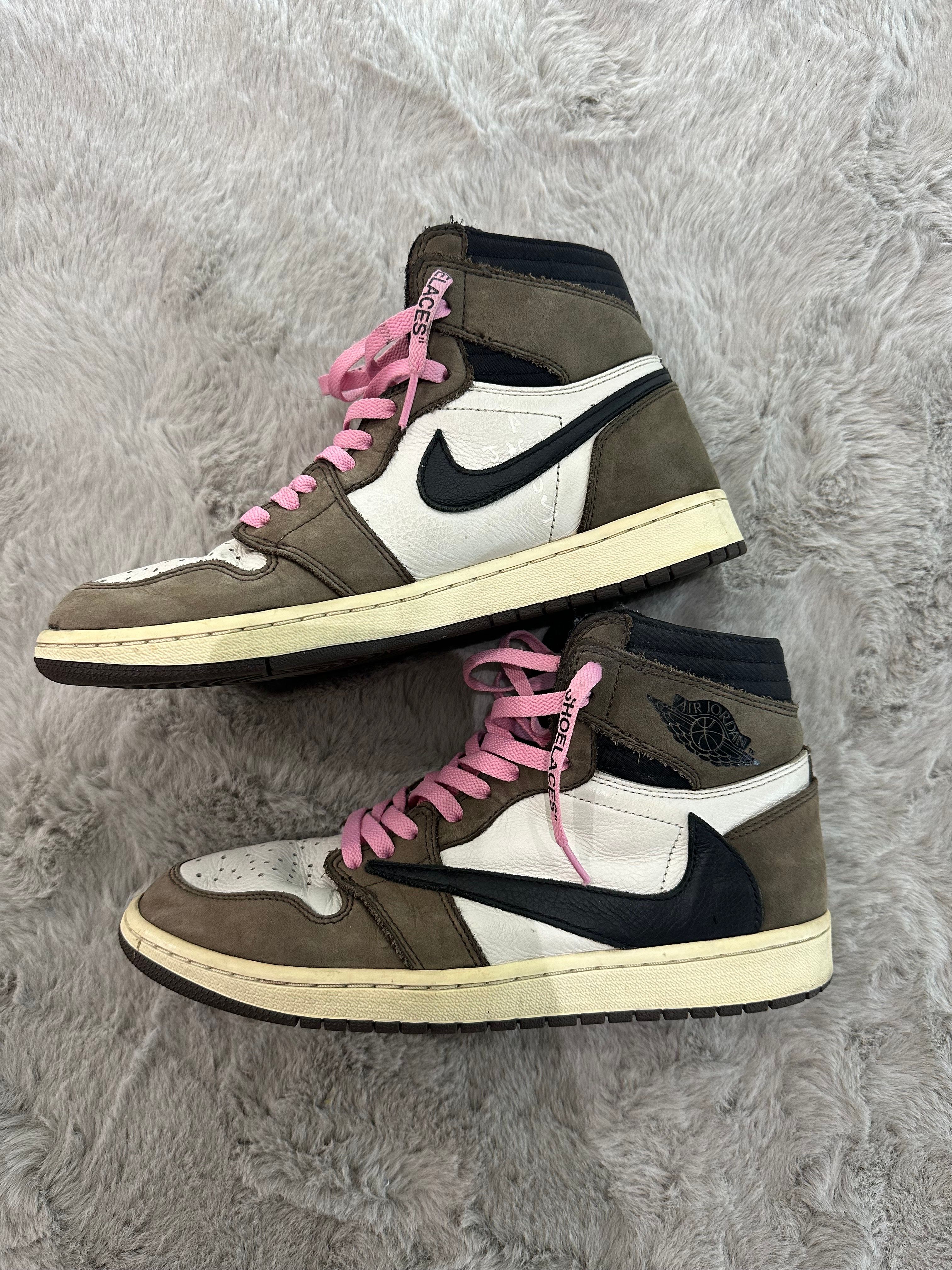Travis Scott × Nike Air Jordan 1 Retro High OG TS SP "Sail/Dark Mocha"