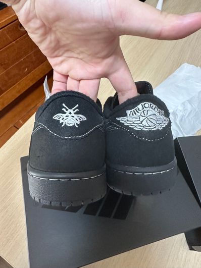 Travis Scott × Nike Air Jordan 1 Low OG SP "Black Phantom"