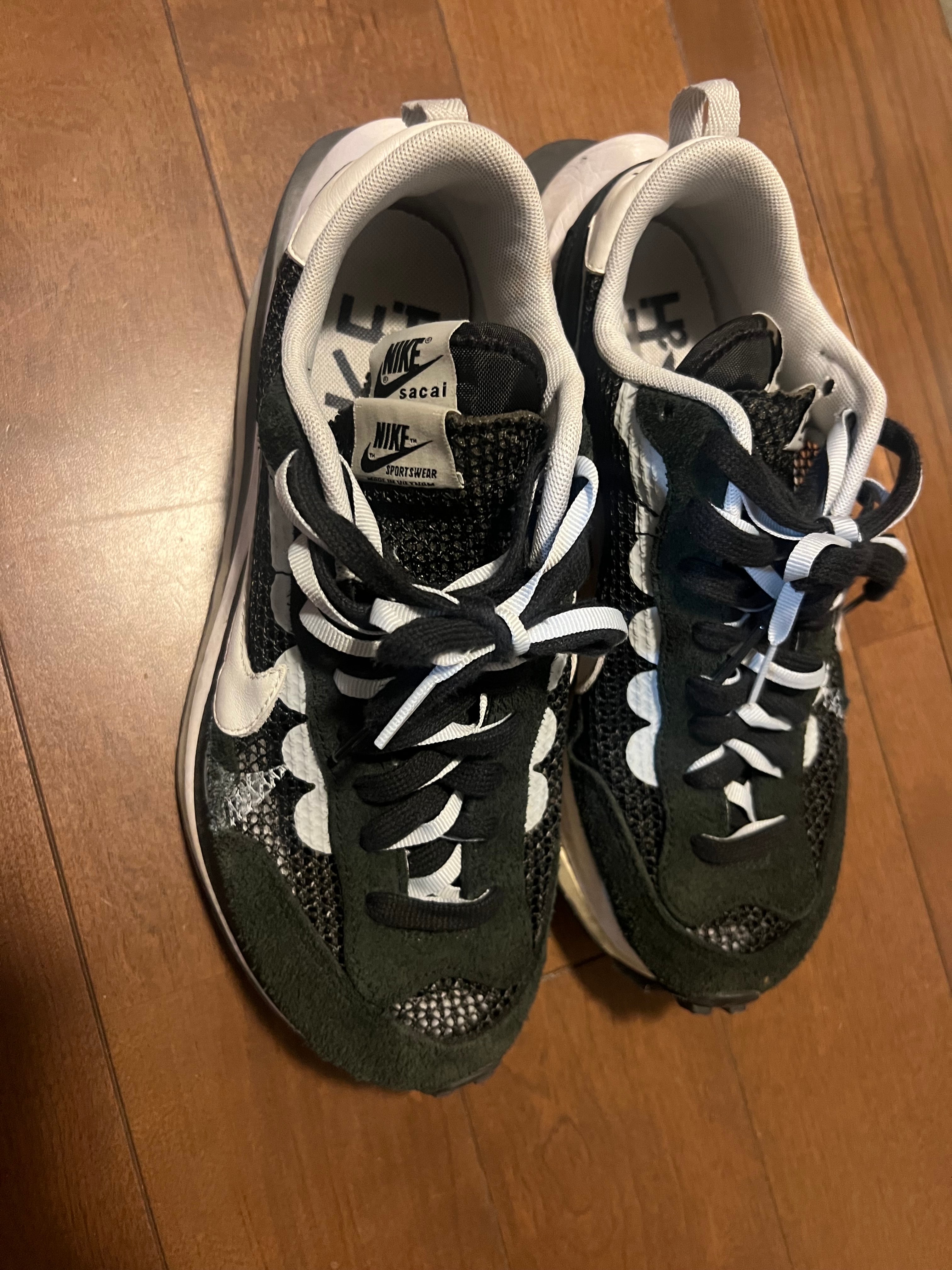 sacai × Nike Vapor Waffle "Black and White"