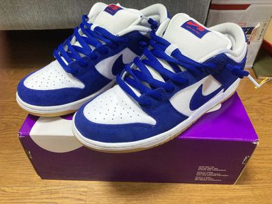 Nike SB Dunk Low "Los Angeles Dodgers/Deep Royal Blue"