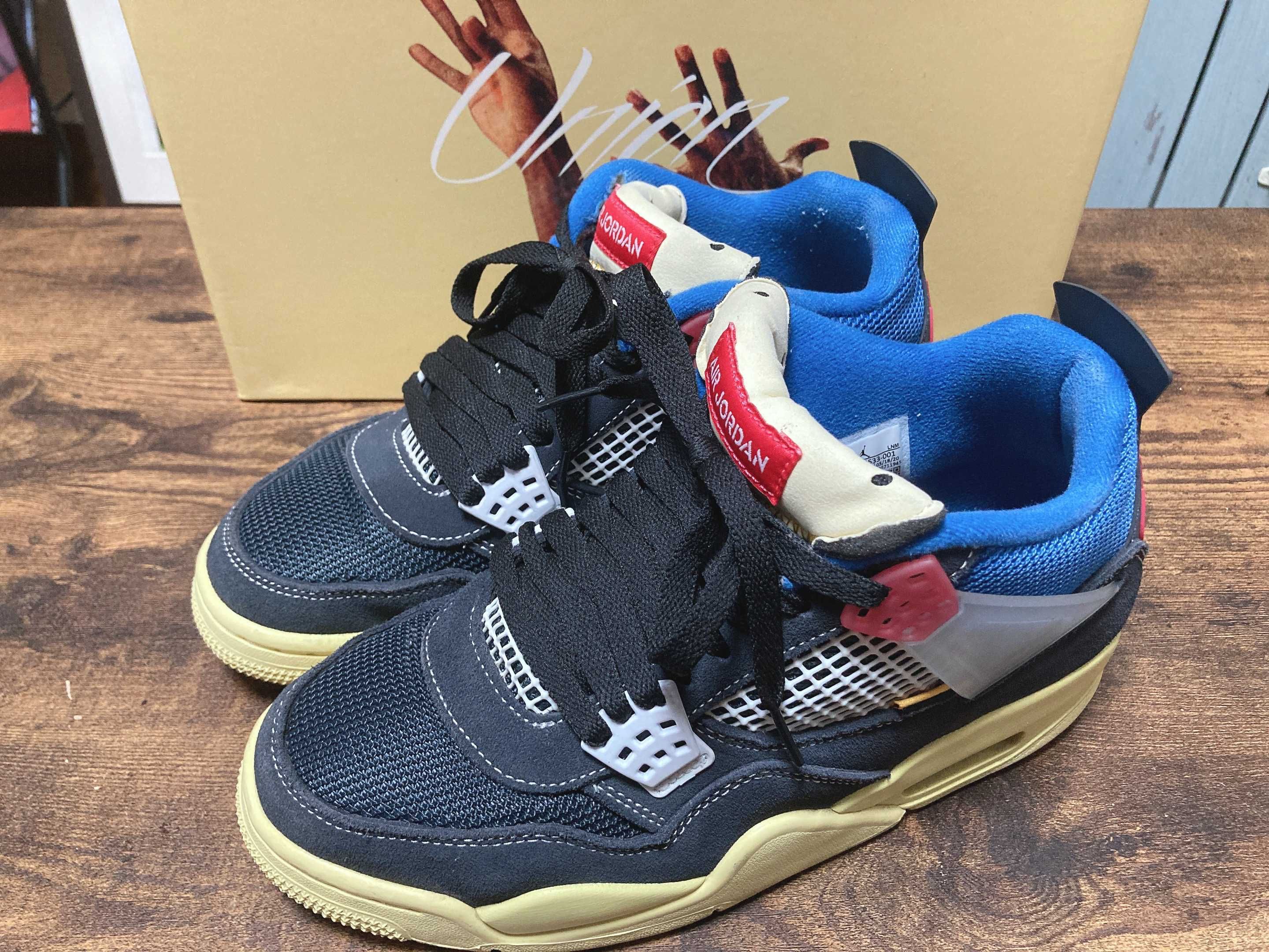 UNION × NIKE AIR JORDAN 4 "OFF NOIR"