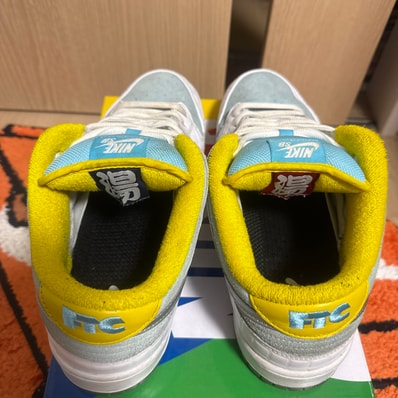FTC × Nike SB Dunk Low "White/Blue"