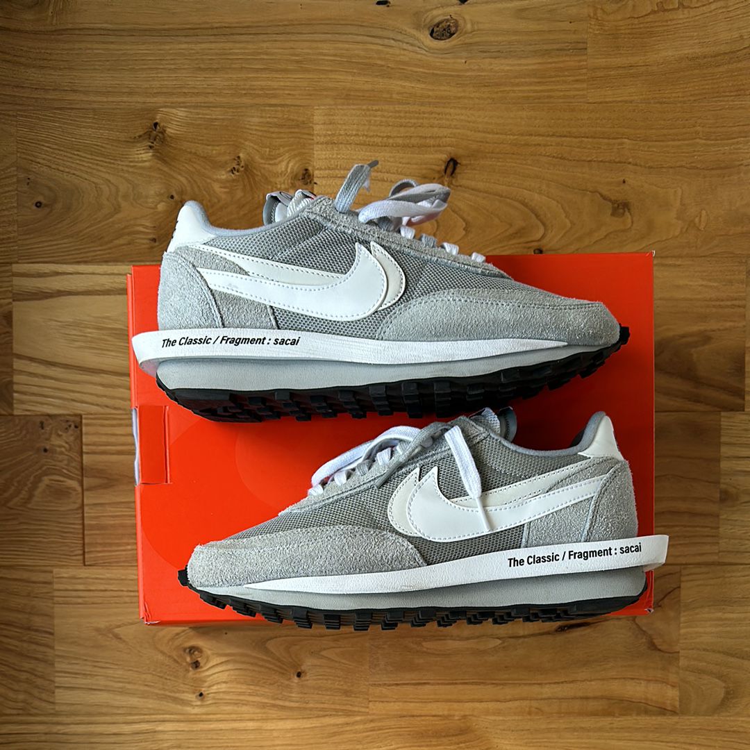 Fragment × sacai × Nike LD Waffle "Light Smoke Grey"