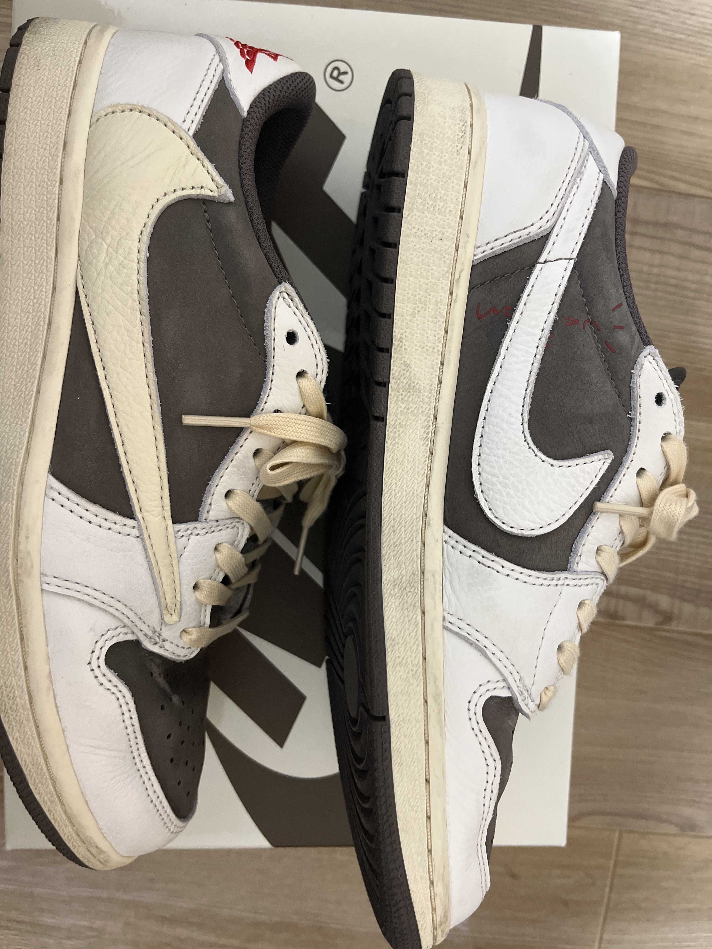 Travis Scott × Nike Air Jordan 1 Low OG SP "Reverse Mocha/Sail and Ridgerock"